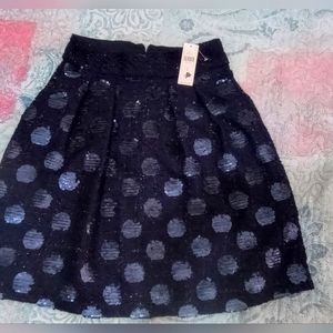 Eva Franco Sequin Mini Skirt Navy Size 0